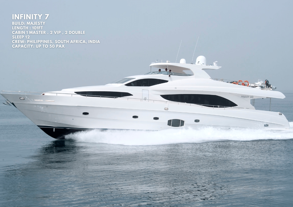 Majesty Infinity 7 | 110ft Yacht